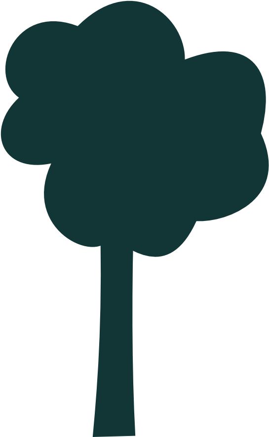 Simple Tree Outline - Simple Tree Vector Png (1000x1000)