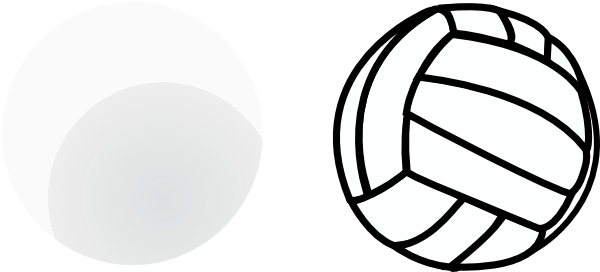 Volleyball Clip Art At Clker Vector Clip Art - Love Volleyball Svg (600x272)