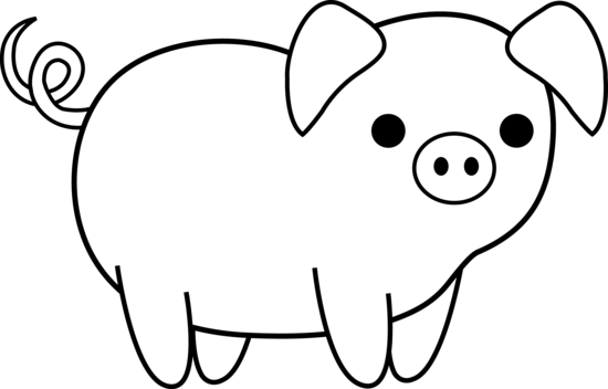 Animal Clipart Black And White Many Interesting Cliparts - Clip Art Black And White Animals (550x352)