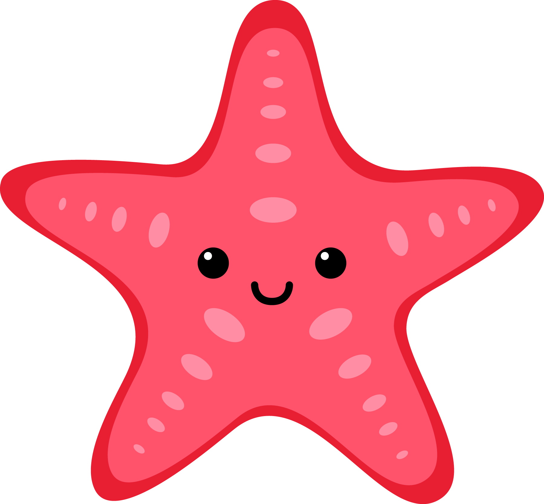 Ocean Animal Clipart - Clip Art On Sea Creature (1800x1668)