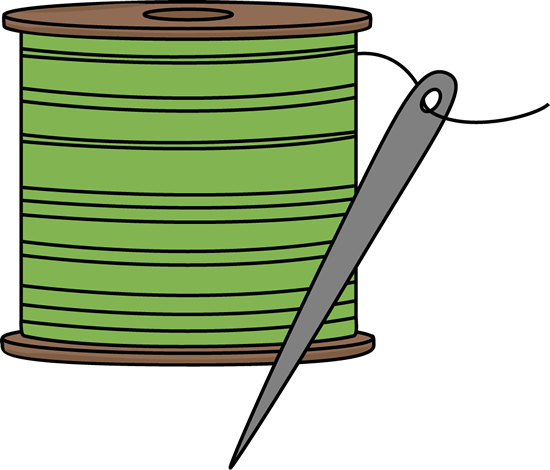 Needle And Thread - Needle And Thread Clipart (550x470)