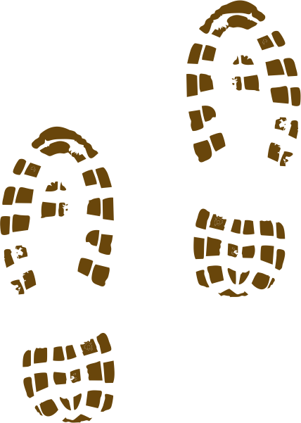 Military Boot Camp Clip Art Boot Camp Clip Art - Boot Prints Clip Art (428x601)