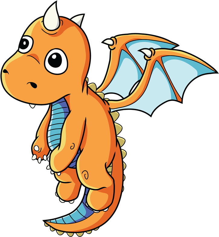 Free Cartoon Baby Dragon Clip Art - Baby Dragon Clipart (1024x1024)