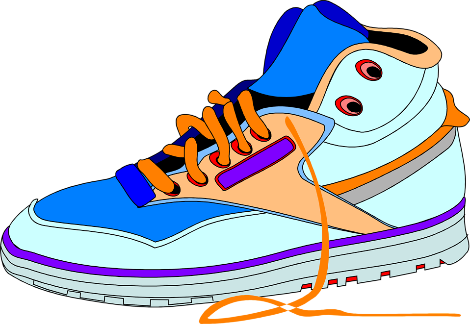 Sneaker Clipart (958x661)