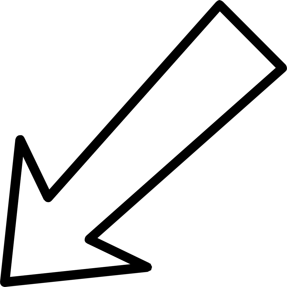 Arrow Clipart Black And White - Arrow Black And White (958x958)