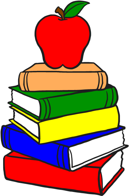 Clipart Pile Of Books Cartoon Free Download Clip Art - Cartoon Pile Of Books (434x649)