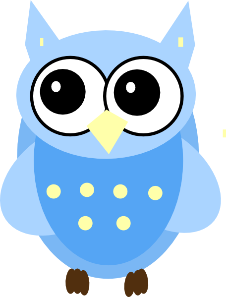 Cute Baby Owl Clipart Clip Art - Baby Owl Clip Art (456x599)