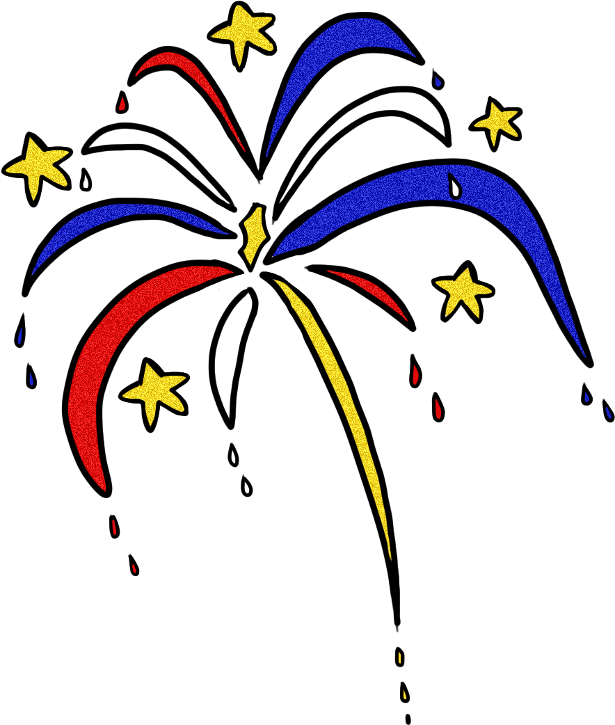 Fireworks Clipart Transparent Free Images - Transparent Clipart Of Firework (947x1129)