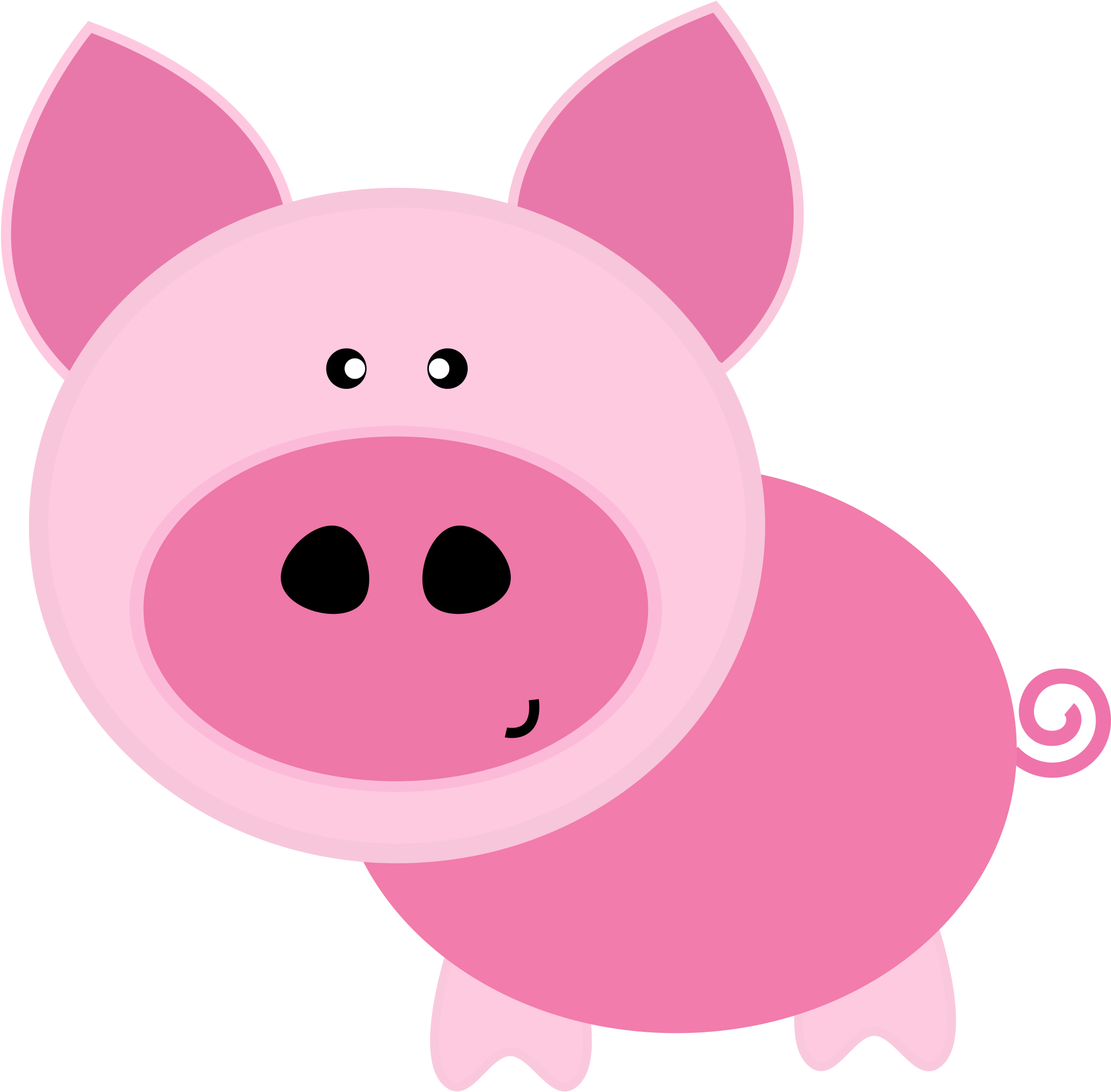 Pig Clipart Pigclipart Pig Clip Art Animal Photo And - Farm Pig Clip Art (2400x2357)