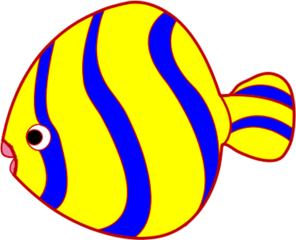 Gallery Clipart Cute Fish - Clip Art Fish Cute (600x486)