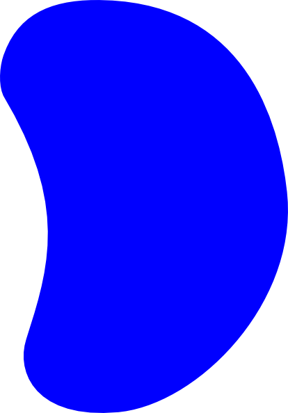 Blue Jelly Bean Clip Art At Vector Clip Art - Blue Jelly Bean Clipart (414x594)