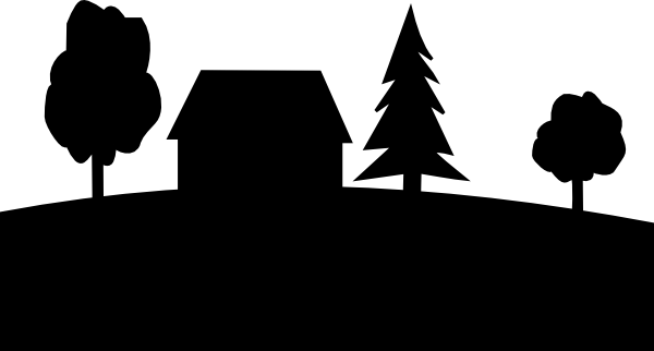 Tree Silhouette Clip Art (600x322)