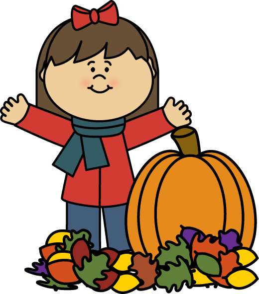 Autumn Girl Clip Art - Fall Clipart (728x828)