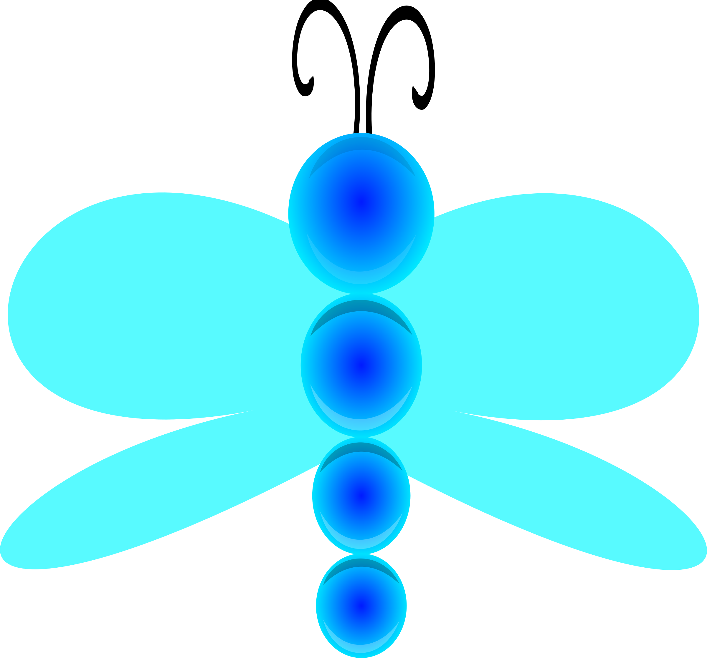 Big Image - Dragon Fly Clip Art (2400x2236)