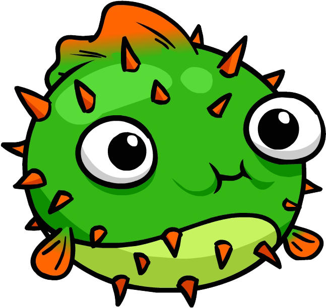 Download - Puffer Fish Clipart (865x662)