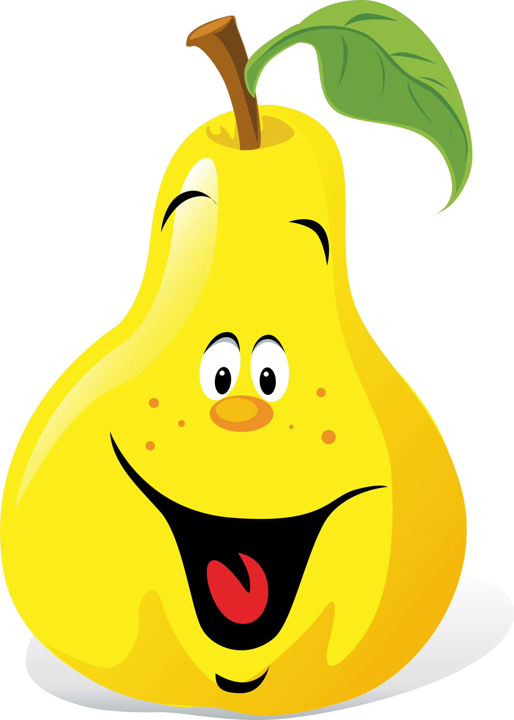 Pear Clipart (1714x2400)