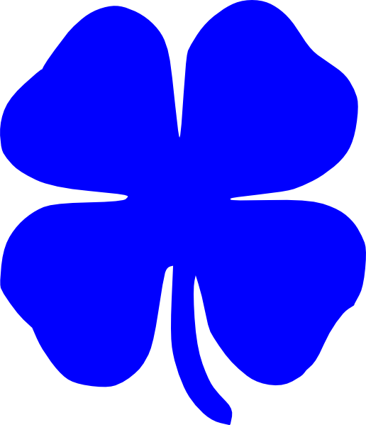 Four Leaf Clover Silhouette (516x599)