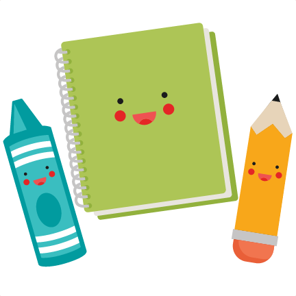 Discover Ideas About School Clipart - Kawaii School Supplies Clipart (432x432)