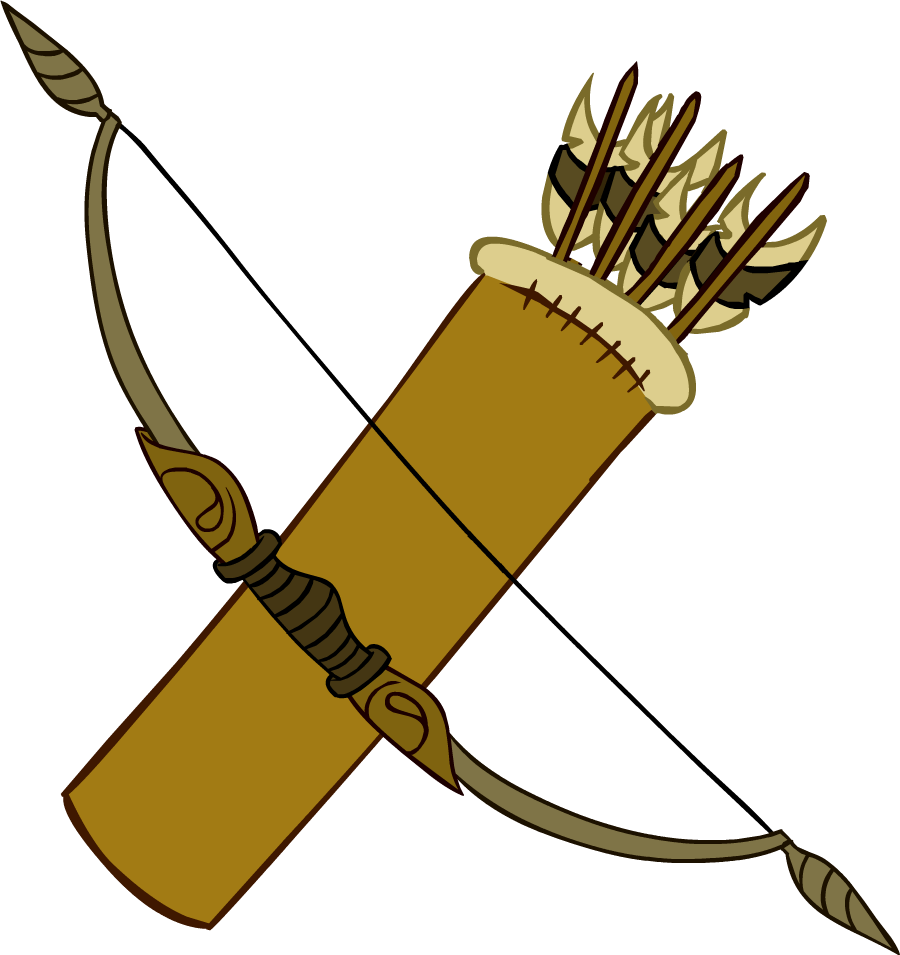 Indians Clipart Bow And Arrow - Bow And Arrows Clipart (900x955)