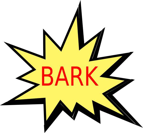 Bark - Pop Art Text Bubble Png (600x557)