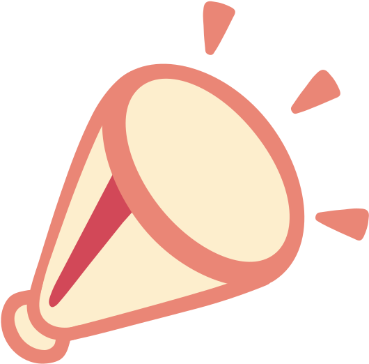 Cheering Megaphone - - Portable Network Graphics (533x533)