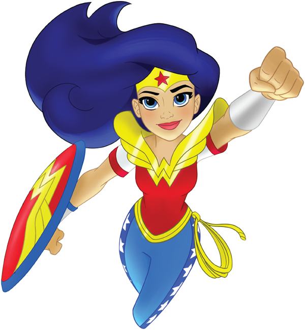 Wonder Woman Clipart Wonder Woman Clipart 1 Clipart - Dc Superhero Girls Wonder Woman (600x650)
