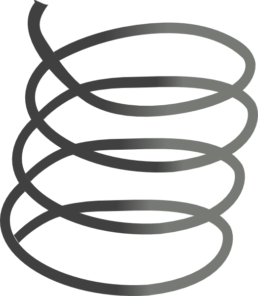 Metal Spring Clipart (522x599)