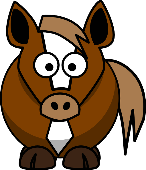 Cartoon Horse Clip Art - Cartoon Horse Clip Art (510x594)