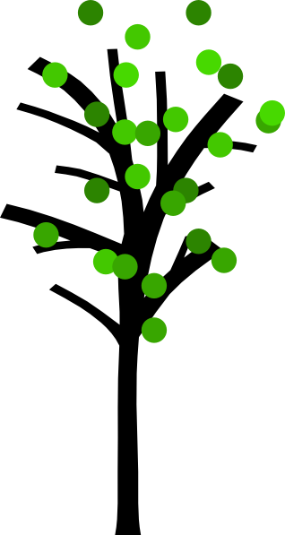 Tree Branches Clip Art - Tree Branches Clip Art (318x597)