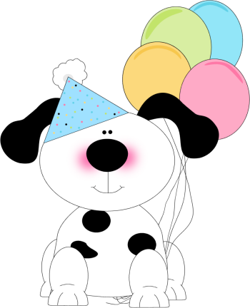 Cute Birthday Dog - Math Word Problems Dogs (350x432)