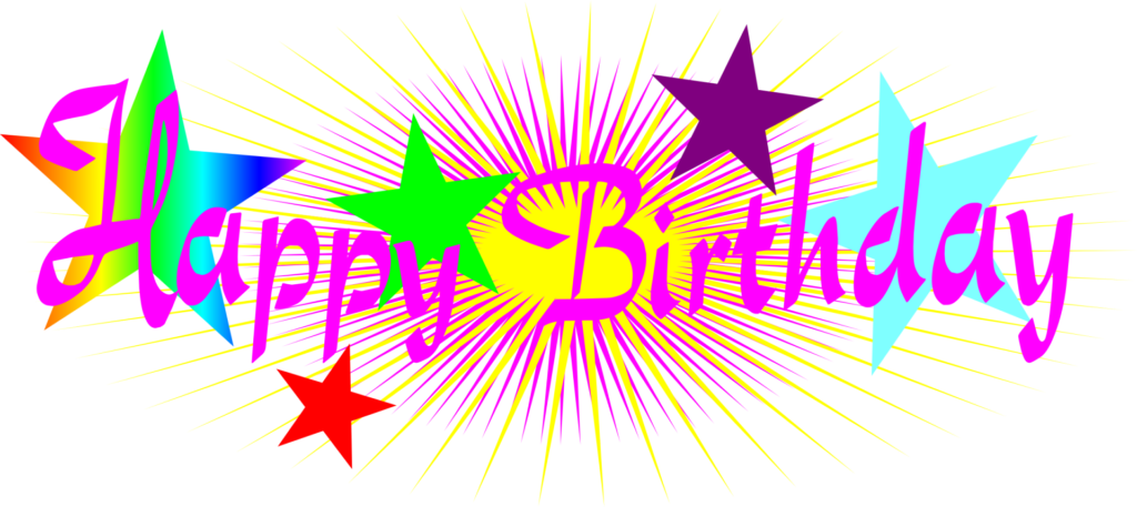 Free Animated Happy Anniversary Clip Art - Happy Birthday Png Text (1024x457)