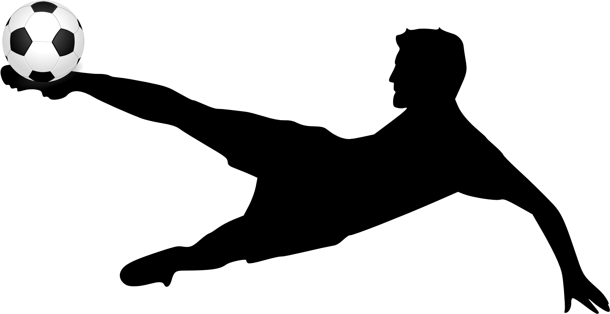 Soccer Goal Outline Png Clipart - Soccer Clipart (1979x1037)