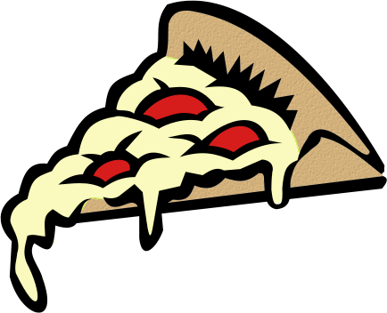 Cheese Pizza Clipart Cheese Pizza Clip Art Clipart - Transparent Pizza Clipart (434x352)