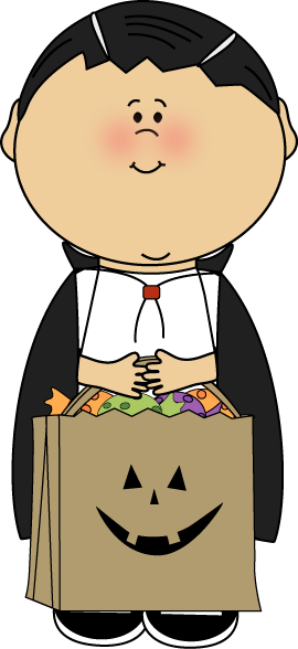 Vampire Boy - Halloween Boy Clipart (270x588)