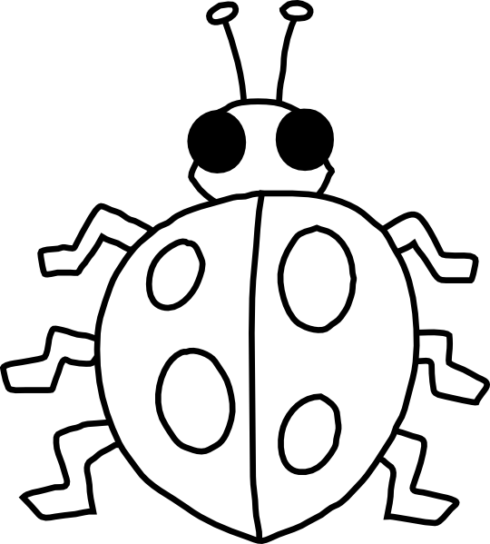 Ladybug Outline Ladybug Clip Art At Clker Vector Clip - Things I Do That Bug Others (540x599)