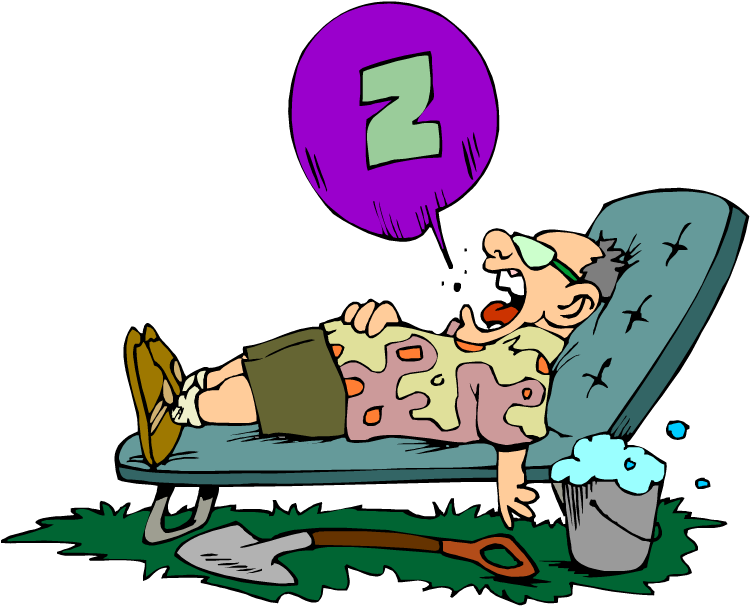 Lazy - Lazy Clip Art (750x638)