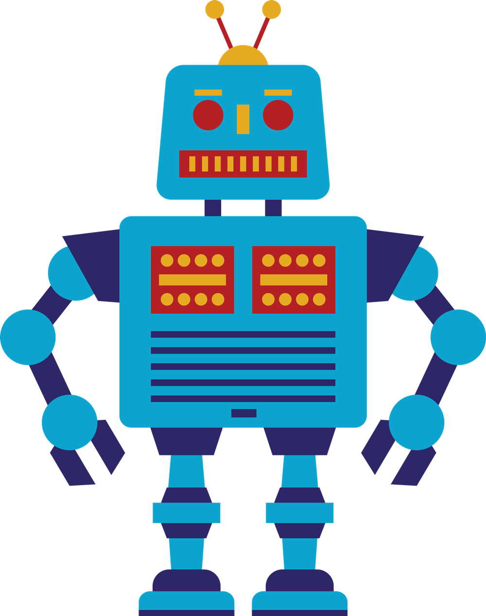Download - Robots Clipart (1000x1266)