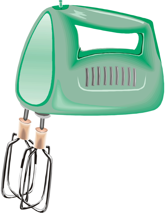 Kitchen Tools Clip Art Clipart Mixer - Kitchen Mixer Clip Art (579x750)