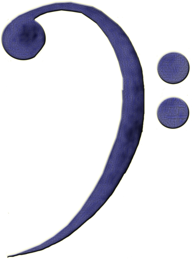 Bass Clef - Clip Art (629x847)