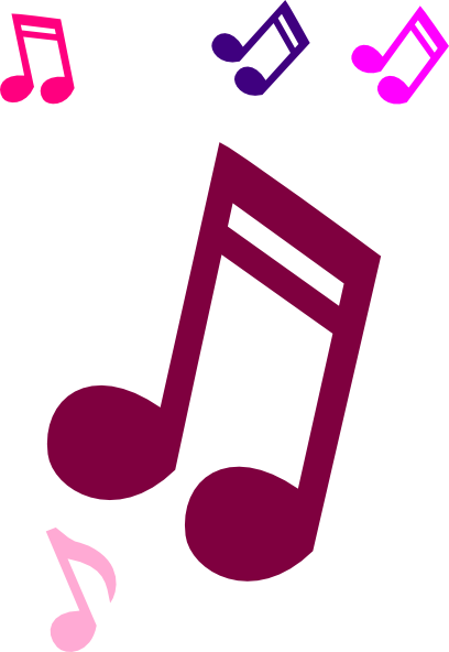 Music Note Clip Art (408x592)