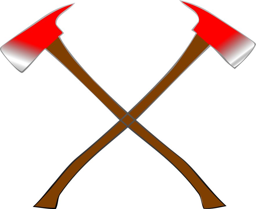 Fire Ax Clipart (882x720)