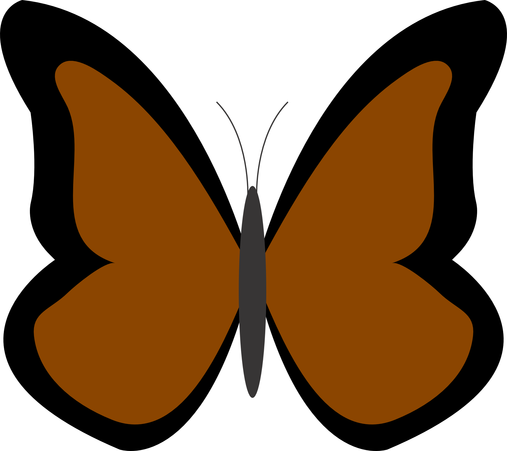 Butterfly Clip Art Butterfly Clipart Graphicsde - Clipart Butterfly Different Color (1969x1750)
