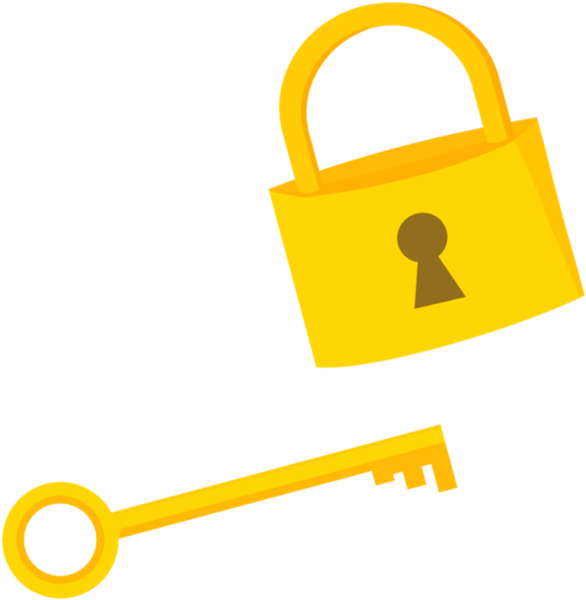 Lock And Key Vector By Whiplash-katachi - Lock And Key Vector (894x894)
