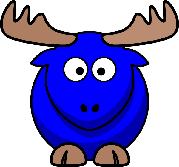 Moose Cartoon (600x560)