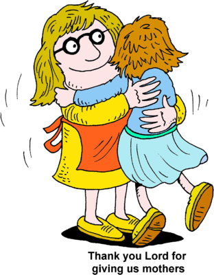 Thanks For Moms Clip Art - Thank You Mother Clipart (312x400)