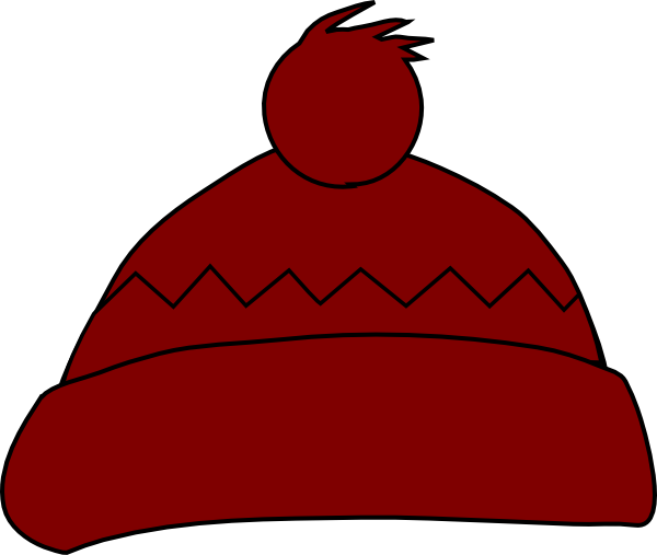 Snowman Red Hat Clipart (600x507)
