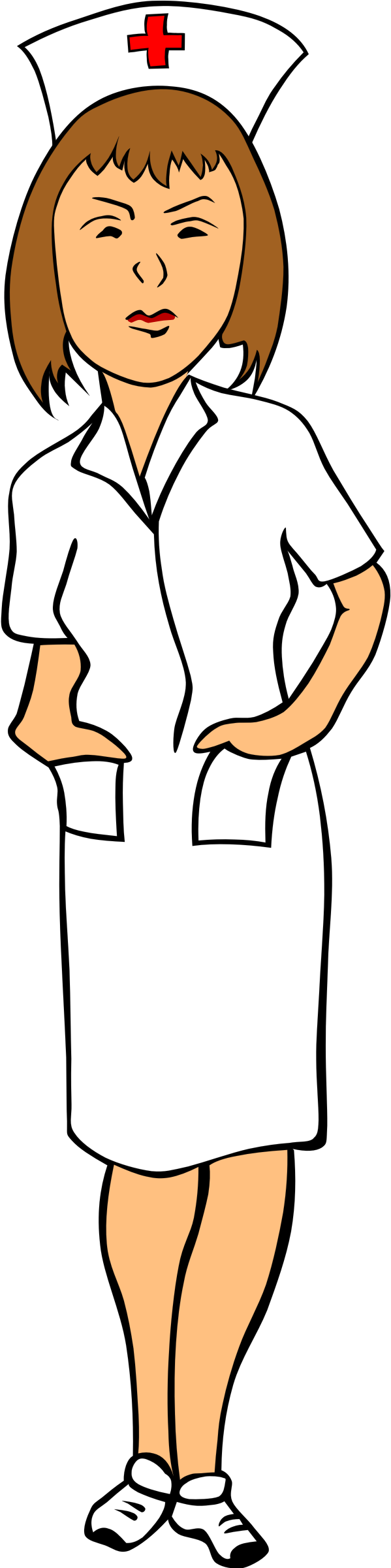Open - Nurse Clip Art (2400x2400)