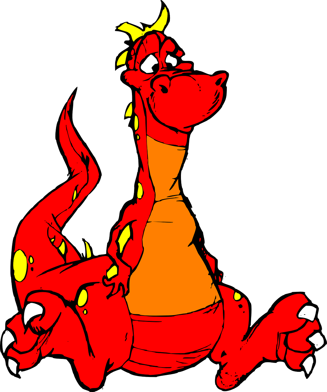 Welsh Dragon Clip Art (1068x1280)