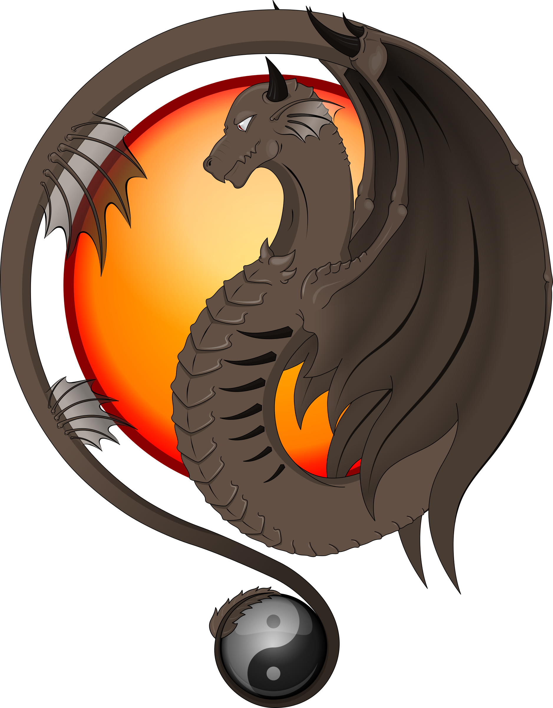 Big Image - Curled Dragon (1877x2400)