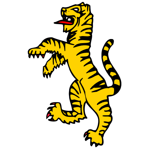 Tiger Printable Archives Animals - Tiger Standing Up Drawing (508x508)